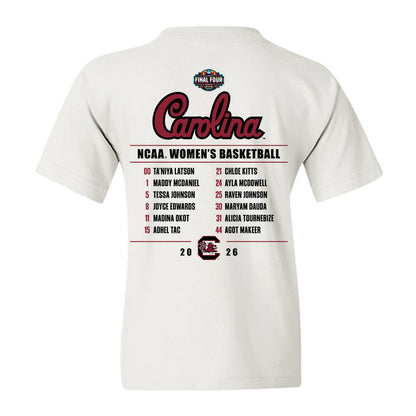 South Carolina - NCAA Women's Basketball : - Final Four NCAA® March Madness® 2026 Roster List Youth T-Shirt-1