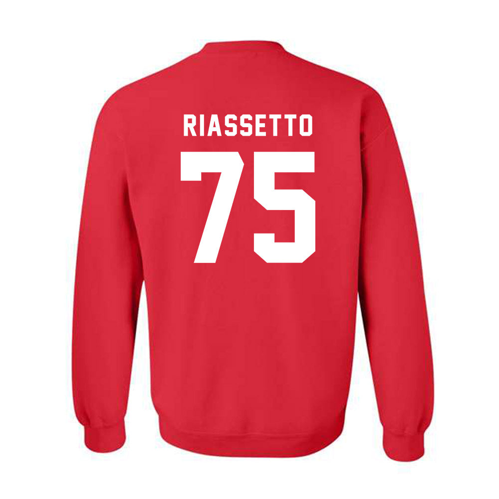 Texas Tech - NCAA Softball : Chloe Riassetto - Shersey Crewneck Sweatshirt-1