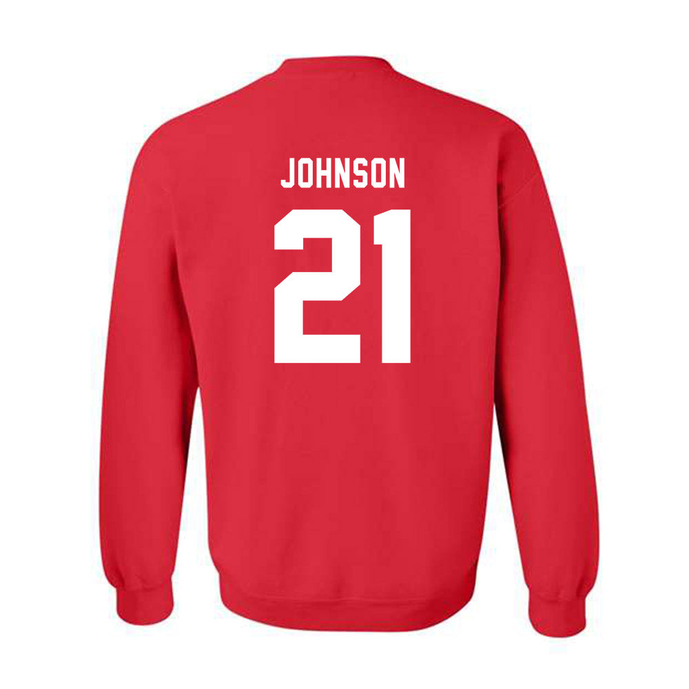 Texas Tech - NCAA Softball : Alana Johnson - Sports Shersey Crewneck Sweatshirt-1