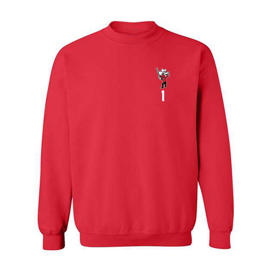 Texas Tech - NCAA Softball : Mia Williams - Sports Shersey Crewneck Sweatshirt-0
