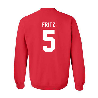 Texas Tech - NCAA Women's Basketball : Denae FritzCrewneck Sweatshirt-1