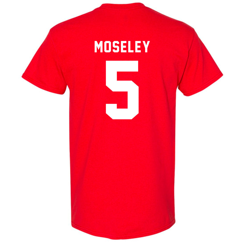Texas Tech - NCAA Men's Basketball : Josiah MoseleyT-Shirt-1