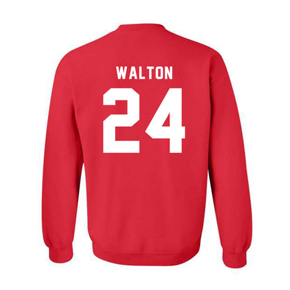 Texas Tech - NCAA Men's Basketball : Kerwin WaltonCrewneck Sweatshirt-1