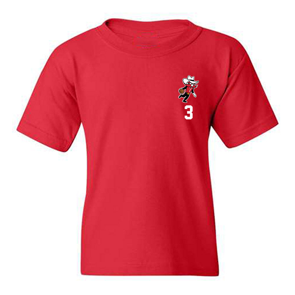 Texas Tech - NCAA Men's Basketball : Lejuan WattsYouth T-Shirt-0