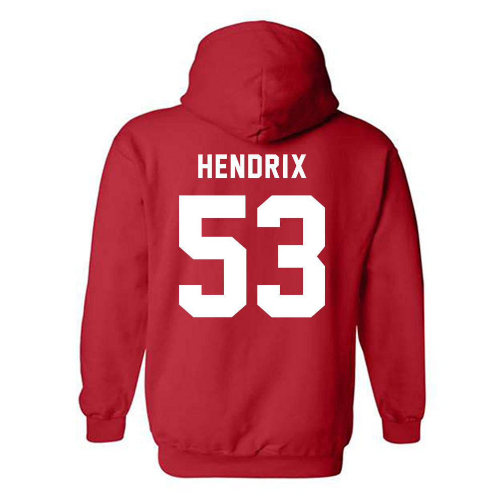 Texas Tech - NCAA Football : Holton Hendrix - Hooded Sweatshirt-1