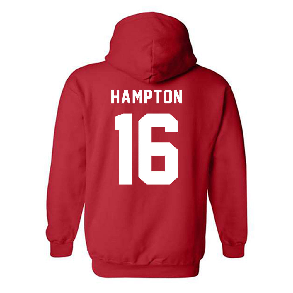 Texas Tech - NCAA Football : Ashton Hampton - Hooded Sweatshirt-1