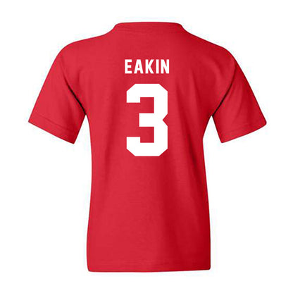 Texas Tech - NCAA Football : Coy Eakin - Youth T-Shirt-1