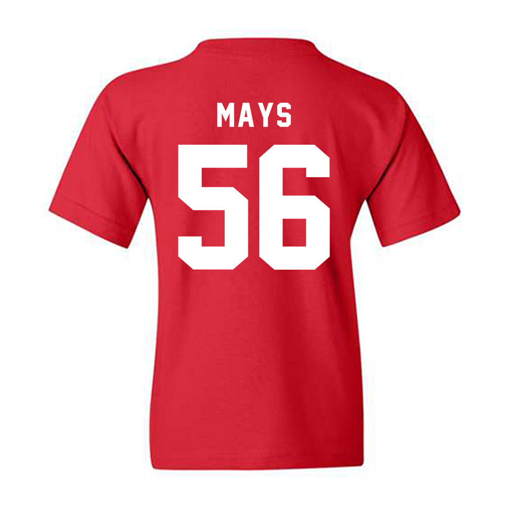 Texas Tech - NCAA Football : Jerald Mays - Youth T-Shirt-1
