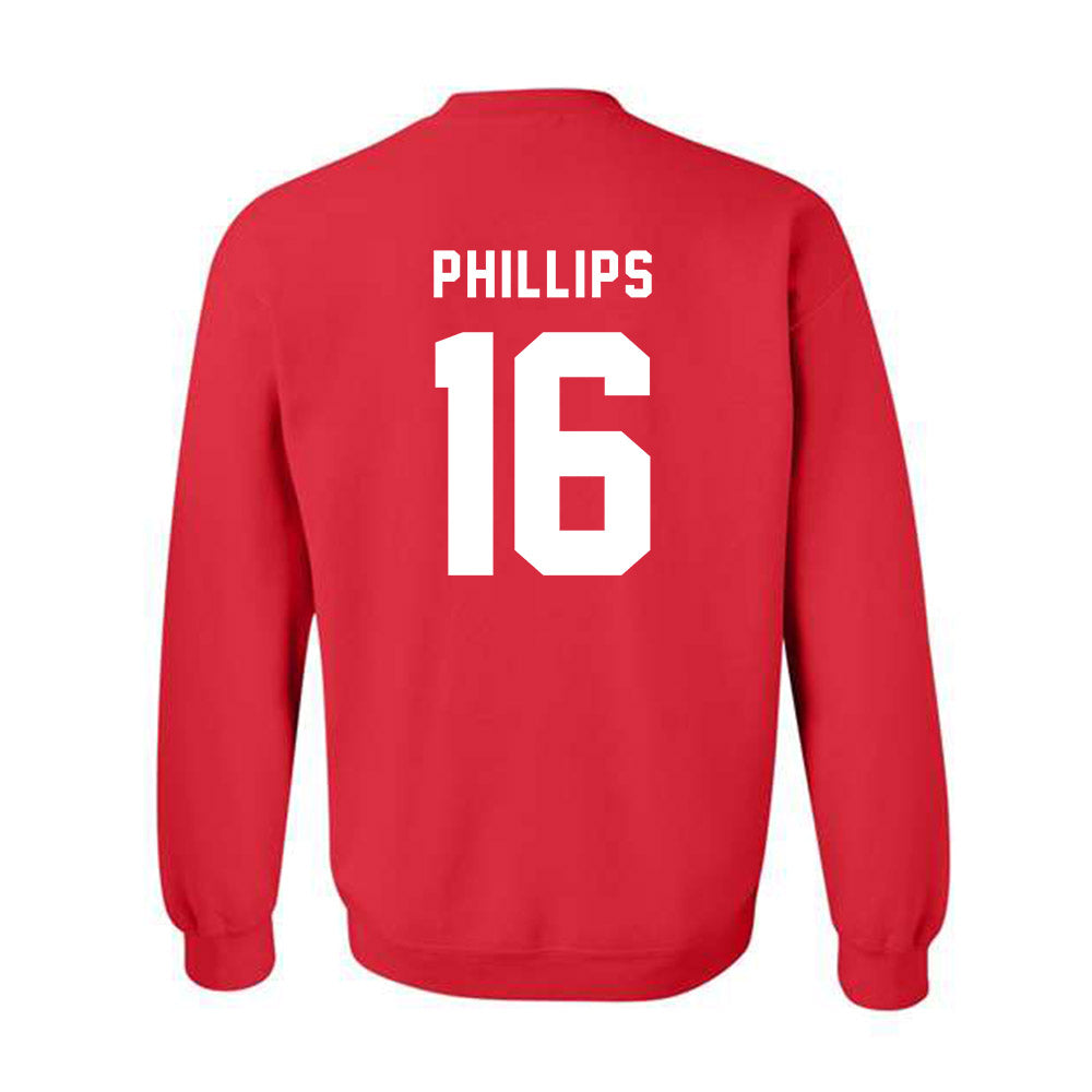 Texas Tech - NCAA Football : Holden Phillips - Crewneck Sweatshirt-1