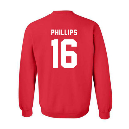 Texas Tech - NCAA Football : Holden Phillips - Crewneck Sweatshirt-1