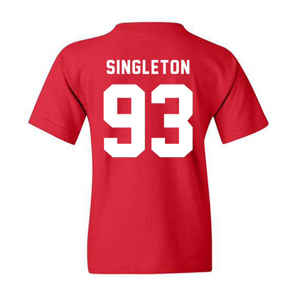 Texas Tech - NCAA Football : Dylan Singleton - Youth T-Shirt-1