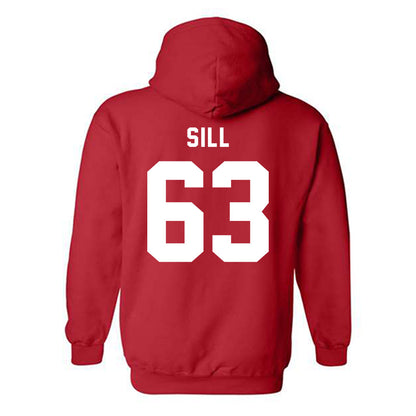 Texas Tech - NCAA Football : Daniel Sill - Hooded Sweatshirt-1