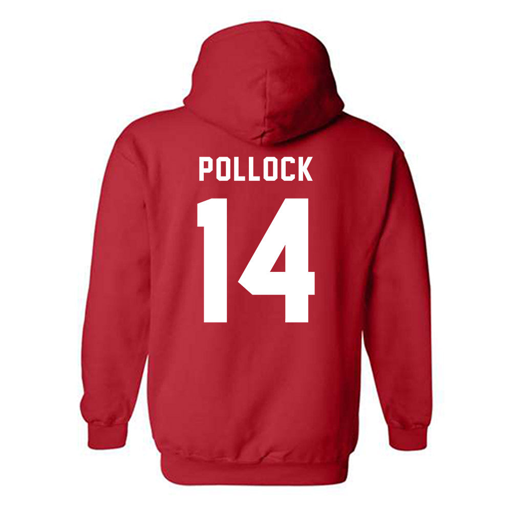 Texas Tech - NCAA Football : Brice Pollock - Hooded Sweatshirt-1