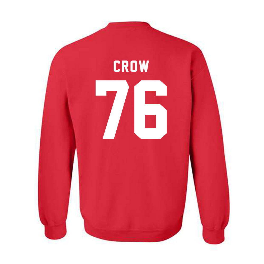 Texas Tech - NCAA Football : Jacob Crow - Crewneck Sweatshirt-1