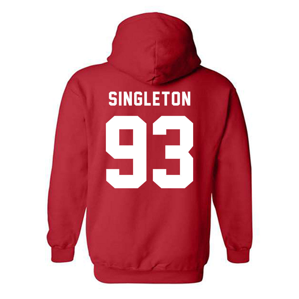 Texas Tech - NCAA Football : Dylan Singleton - Hooded Sweatshirt-1