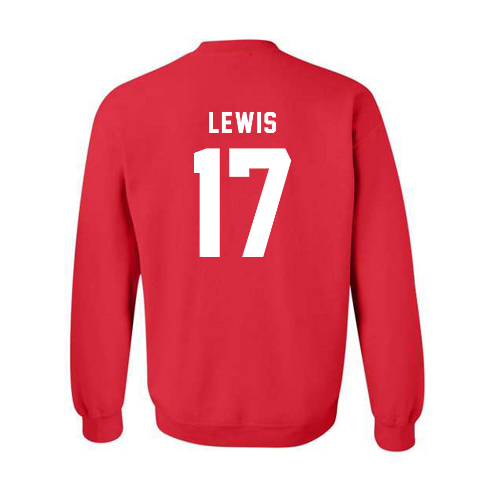 Texas Tech - NCAA Football : Noah Lewis - Crewneck Sweatshirt-1
