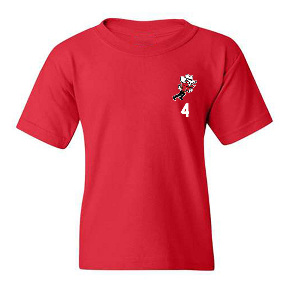Texas Tech - NCAA Football : Kenny Johnson - Youth T-Shirt-0