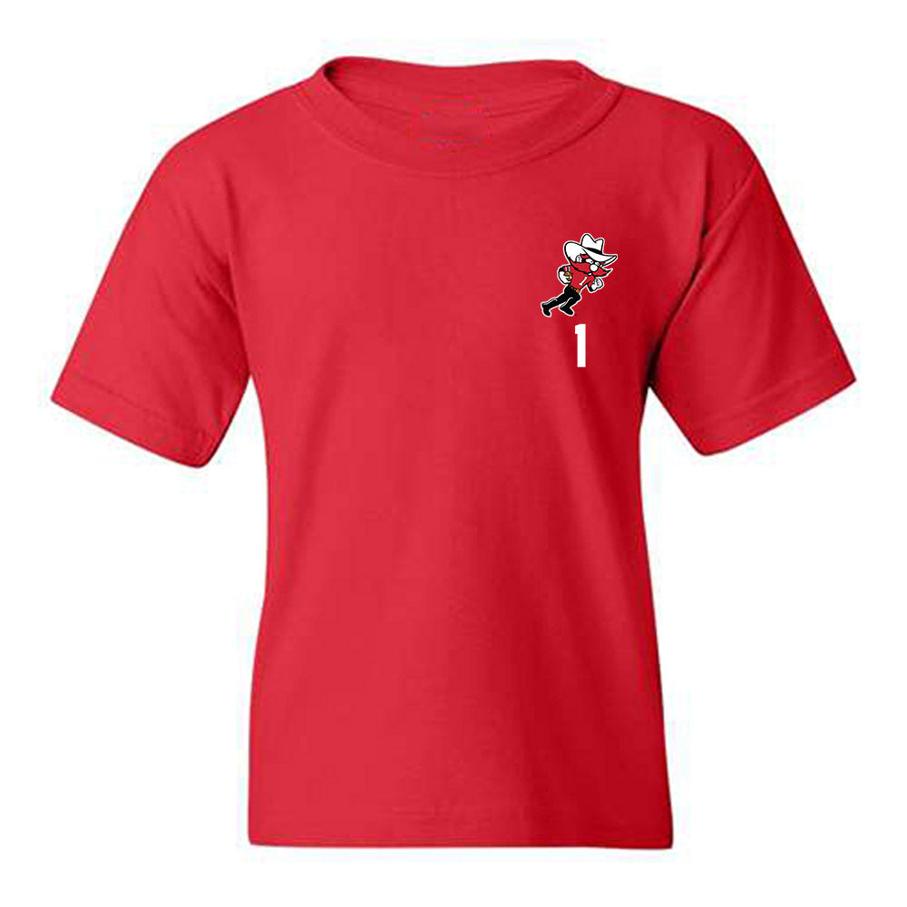 Texas Tech - NCAA Football : Micah Hudson - Sports Shersey Youth T-Shirt-0