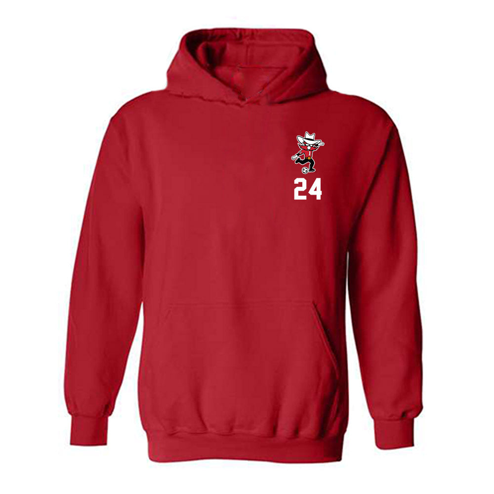 Texas Tech - NCAA Women's Soccer : Madi PattersonHooded Sweatshirt-0