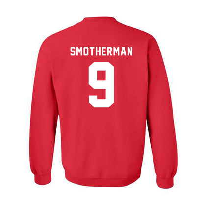 Texas Tech - NCAA Women's Volleyball : Maddie Smotherman - Shersey Crewneck Sweatshirt-1