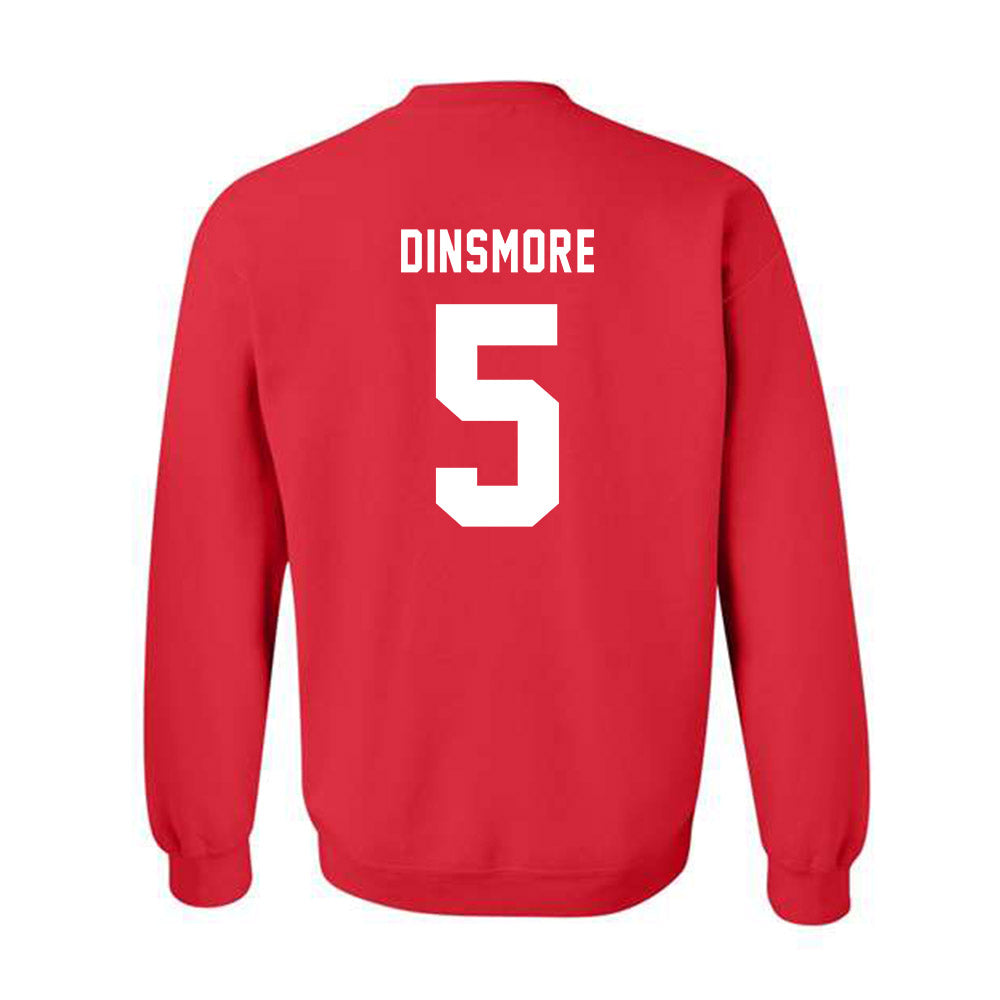 Texas Tech - NCAA Women's Volleyball : Elia Dinsmore - Sports Shersey Crewneck Sweatshirt-1