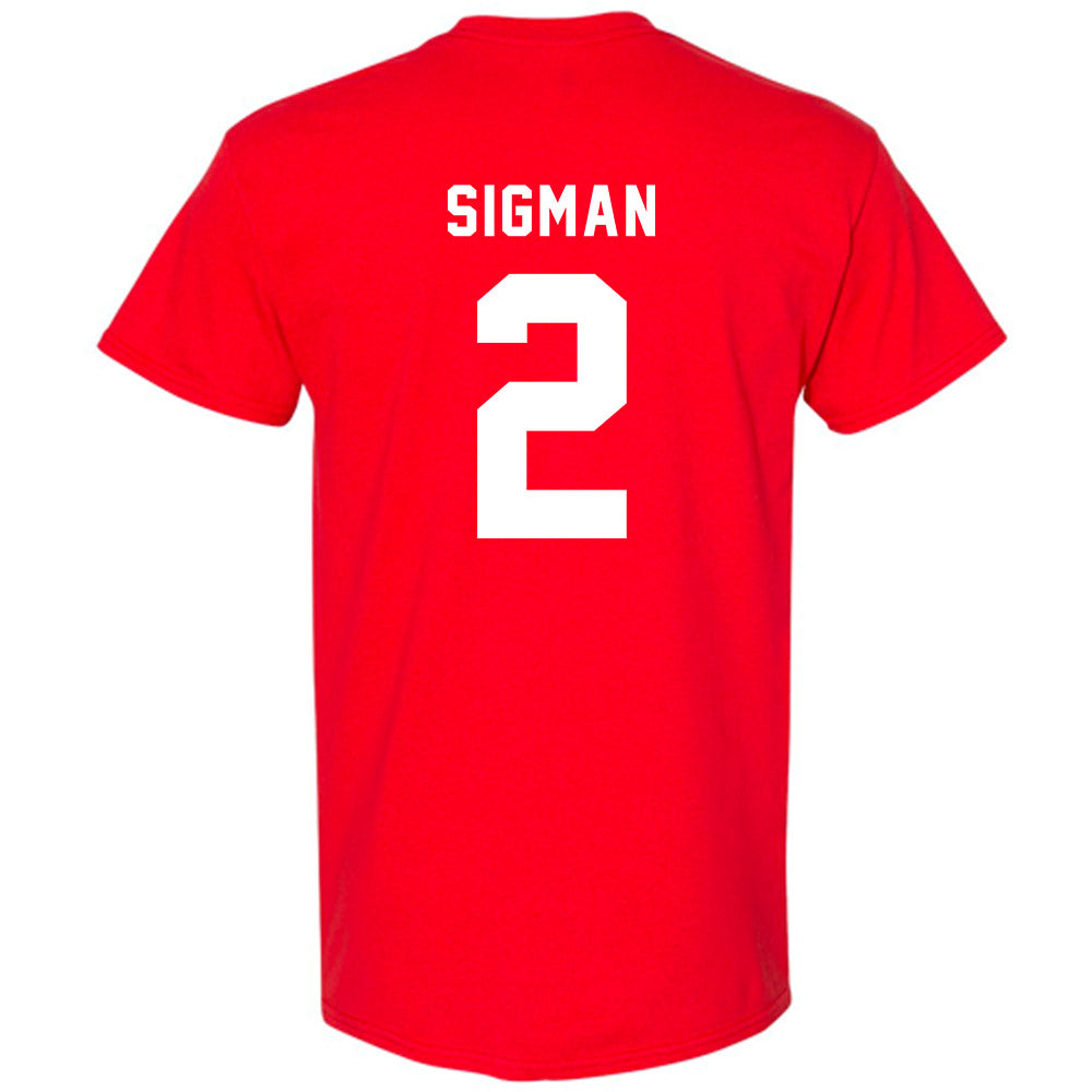 Texas Tech - NCAA Women's Volleyball : Gretchen Sigman - Shersey T-Shirt-1
