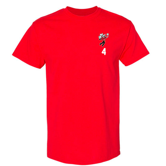 Texas Tech - NCAA Women's Volleyball : Ally Fausett - Shersey T-Shirt-0