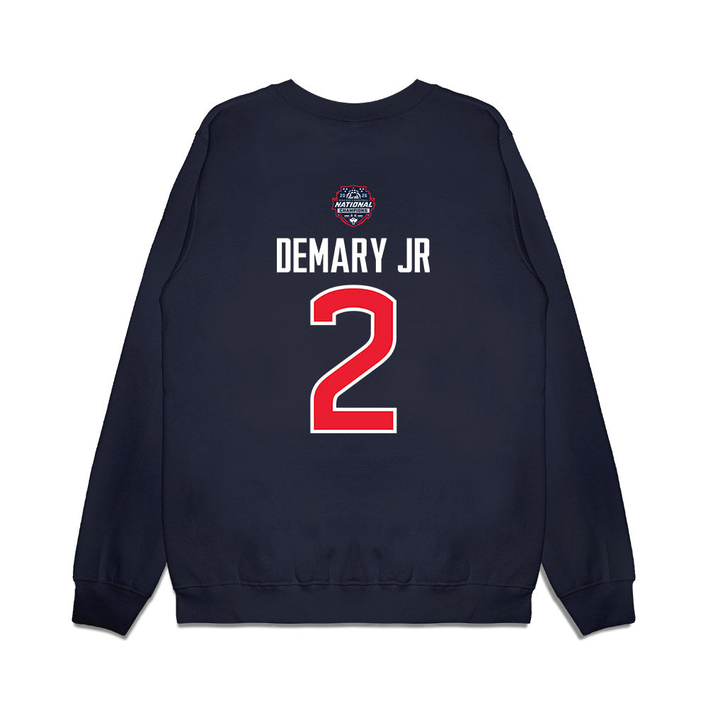 UConn - NCAA Men's Basketball : Silas Demary JrPremium Crewneck Sweatshirt-1