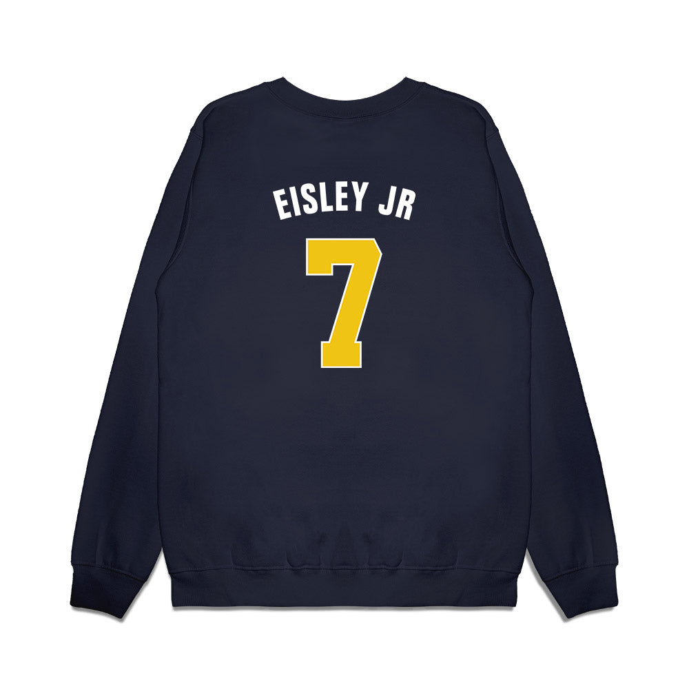 Michigan - NCAA Men's Basketball : Howard Eisley Jr - National Champions NCAA® March Madness® 2026 Premium Crewneck Sweatshirt-1