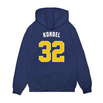 Michigan - NCAA Men's Basketball : Malick Kordel - NCAA® National Champions Fleece Hooded Sweatshirt-1