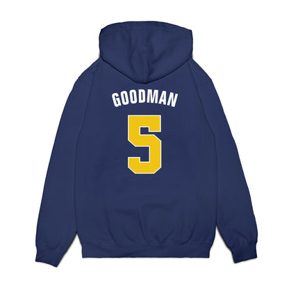 Michigan - NCAA Men's Basketball : Oscar Goodman - NCAA® National Champions Fleece Hooded Sweatshirt-1