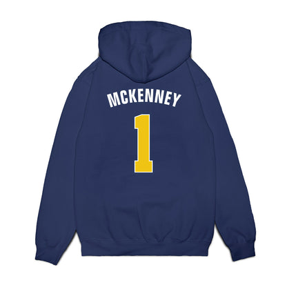 Michigan - NCAA Men's Basketball : Trey McKenney - NCAA® National Champions Fleece Hooded Sweatshirt-1