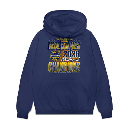 Michigan - NCAA Men's Basketball : Howard Eisley Jr - NCAA® National Champions Fleece Hooded Sweatshirt-0