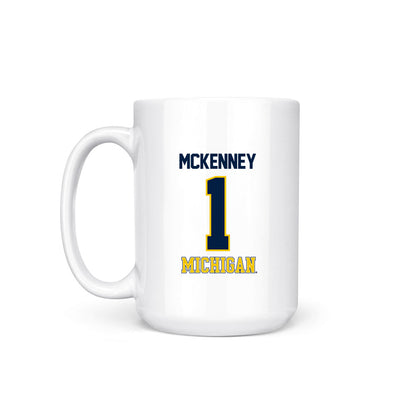 Michigan - NCAA Men's Basketball : Trey McKenney - National Champions NCAA® March Madness® 2026 Coffee Mug-1