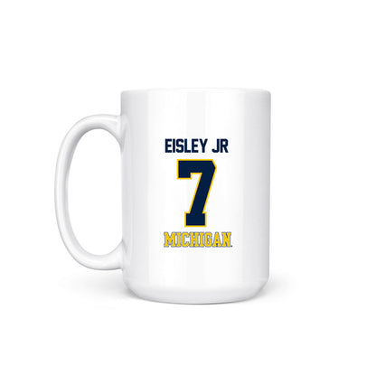 Michigan - NCAA Men's Basketball : Howard Eisley Jr - National Champions NCAA® March Madness® 2026 Coffee Mug-1