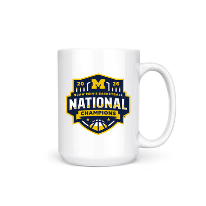 Michigan - NCAA Men's Basketball : Trey McKenney - National Champions NCAA® March Madness® 2026 Coffee Mug-0