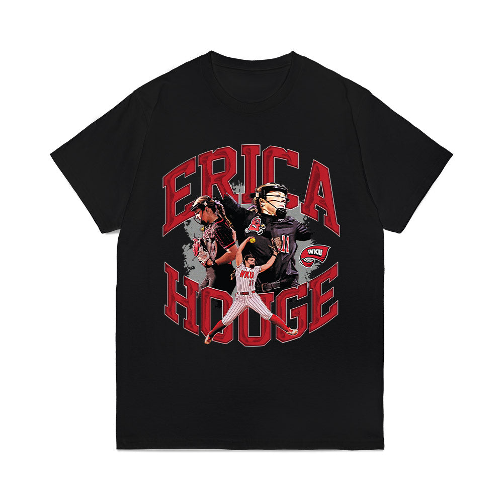 Western Kentucky - NCAA Softball : Erica Houge - Collage Comfort Colors T-Shirt-0