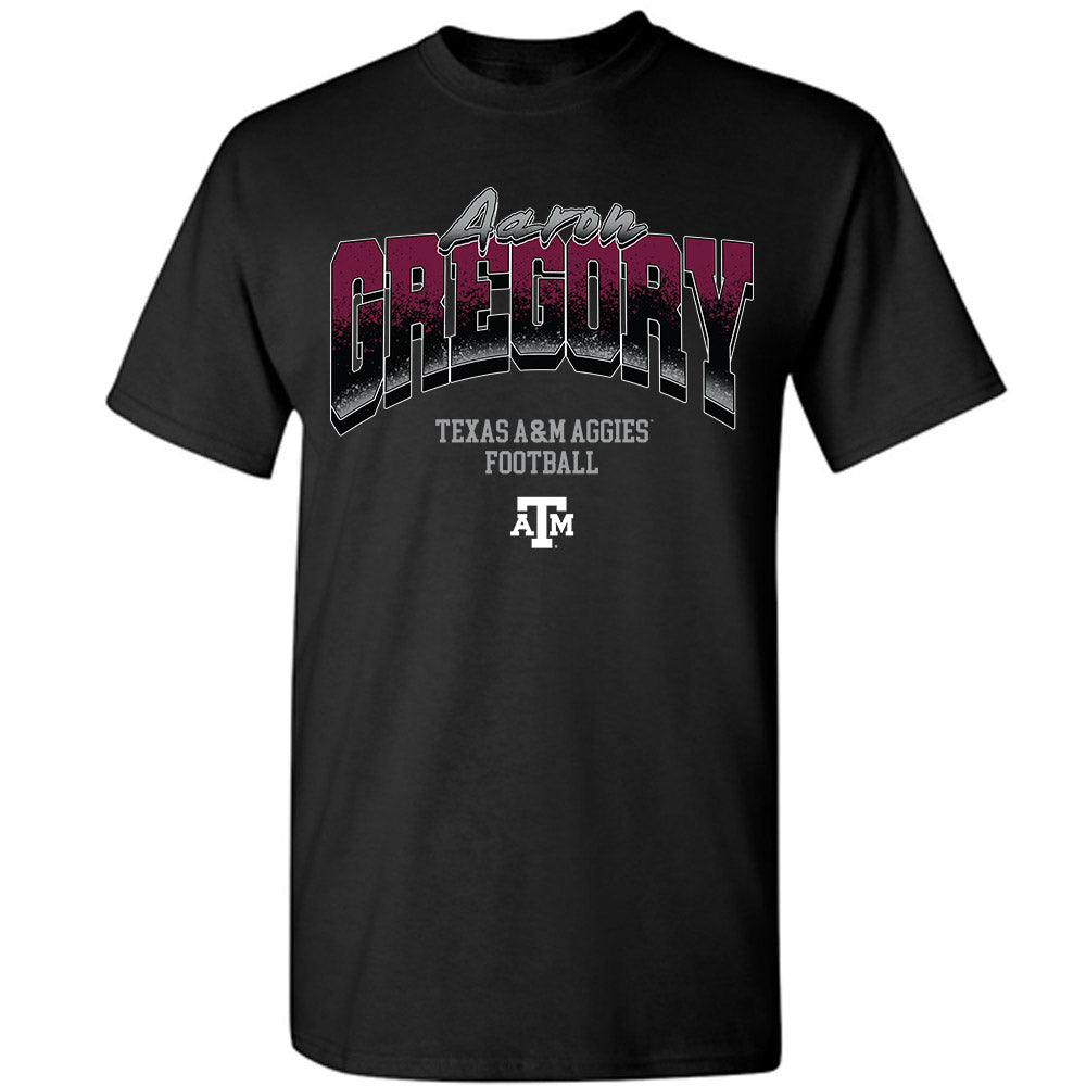 Texas A&M - Texas A&M University - NCAA Football : Aaron Gregory - T-Shirt-0
