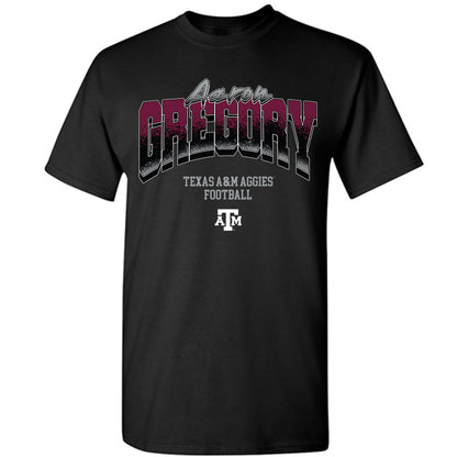 Texas A&M - Texas A&M University - NCAA Football : Aaron Gregory - T-Shirt-0