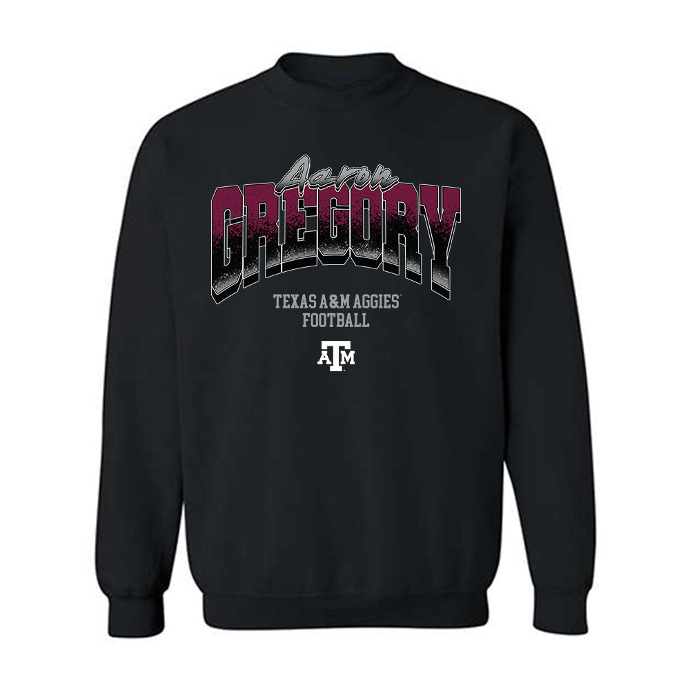 Texas A&M - Texas A&M University - NCAA Football : Aaron Gregory - Crewneck Sweatshirt-0