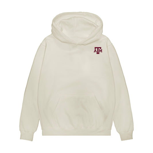 Texas A&M - NCAA Football : Zaden Krempin - Collage Premium Hooded Sweatshirt-0