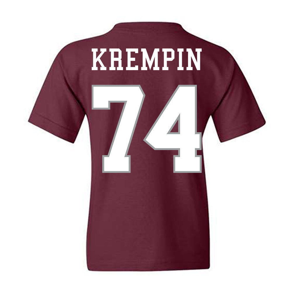 Texas A&M - NCAA Football : Zaden Krempin - Classic Shersey Youth T-Shirt-1