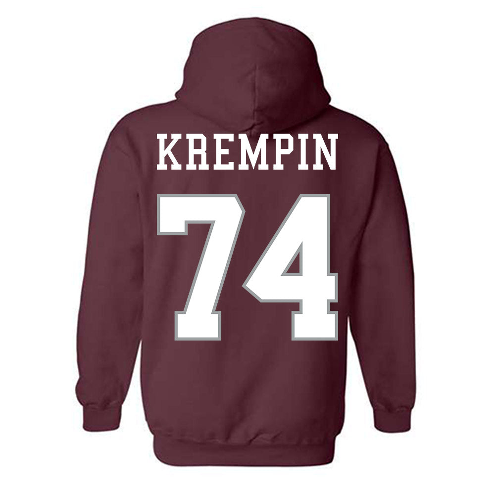 Texas A&M - NCAA Football : Zaden Krempin - Classic Shersey Hooded Sweatshirt-1