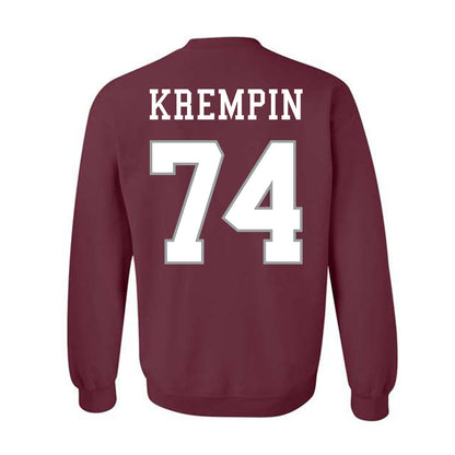 Texas A&M - NCAA Football : Zaden Krempin - Classic Shersey Crewneck Sweatshirt-1