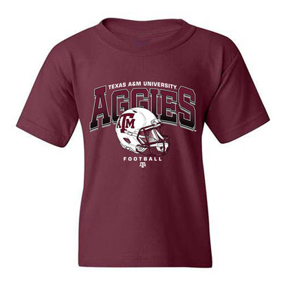 Texas A&M - NCAA Football : Zaden Krempin - Classic Shersey Youth T-Shirt-0