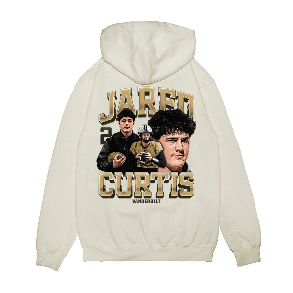 Vanderbilt - NCAA Football : Jared Curtis - Collage Premium Hooded Sweatshirt-1