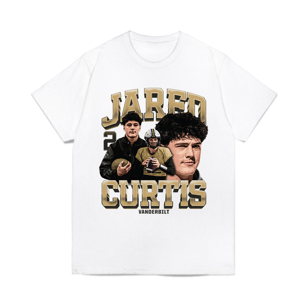 Vanderbilt - NCAA Football : Jared Curtis - Collage Comfort Colors T-Shirt-0
