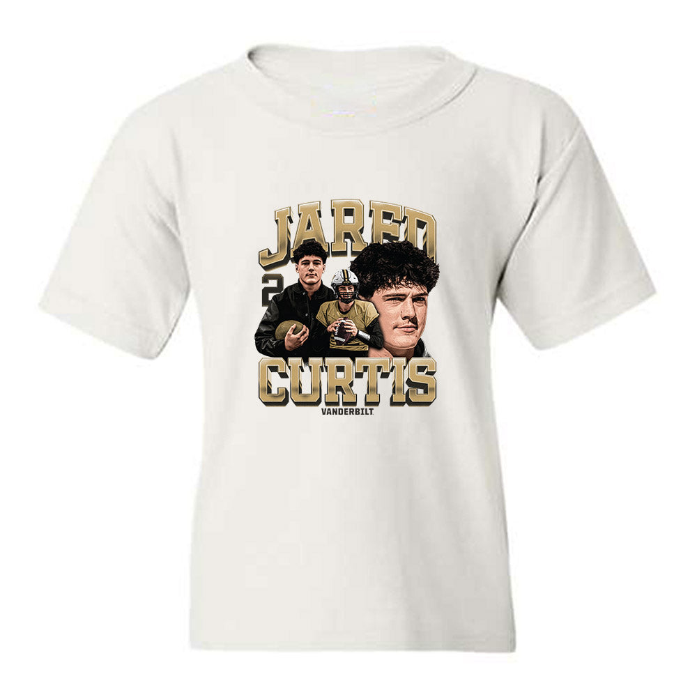 Vanderbilt - NCAA Football : Jared Curtis - Collage Youth T-Shirt-0