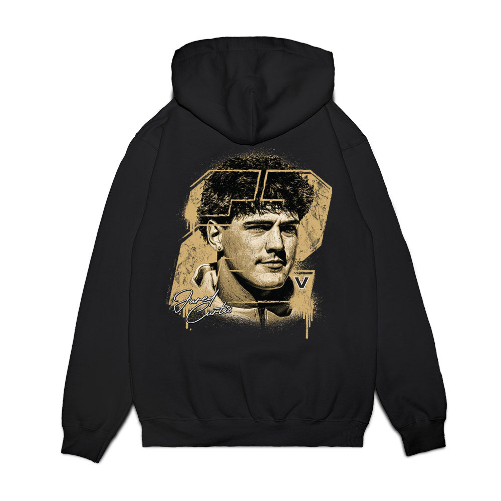 Vanderbilt - NCAA Football : Jared Curtis - Collage Premium Hooded Sweatshirt-1