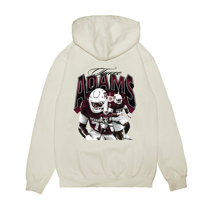 Texas A&M - NCAA Football : Tyree Adams - Collage Premium Hooded Sweatshirt-1